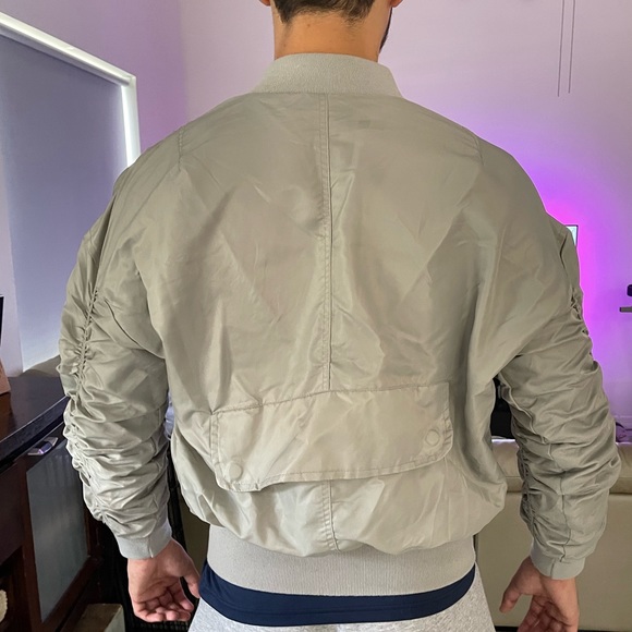 Fear of God Silver Bomber Jacket *as seen on Hailey Beiber* - Picture 4 of 6